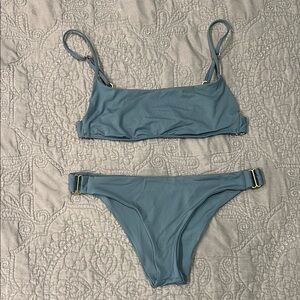 Vitamin A Blue Bikini Set Swimwear